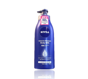 NIVEA Intensive Moisture Body Milk Lotion 48h smoother skin DEEP MOISTURE ESSENCE with Vitamin E & Avocado Oil For smoother and softer skin