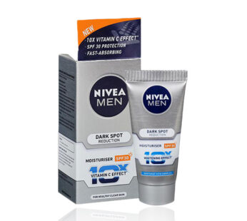 NIVEA MEN DARK SOPT REDUCTION MOISTURISER 10 x VITAMIN C EFFECT SPF 30 For Healthy Clear Skin