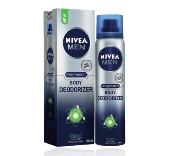 NIVEA MEN Gas Free Fresh Protect ENERGY Body Deodorizer Deodorant Spray