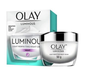 OLAY LUMINOUS LIGHT PERFECTING NIGHT CREAM FOR RADIANT GLOW