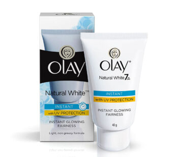 OLAY Natural White INSTANT GLOWING FAIRNESS CREAM with UV PROTECTION Light,non-greasy formula