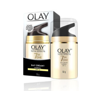 OLAY TOTAL EFFECTS 7 IN ONE DAY CREAM NORMAL SPF 15 Vitamin Enriched For Fresh & Radiant Skin