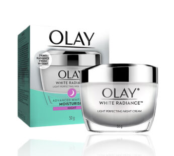 OLAY WHITE RADIANCE LIGHT PERFECTING ADVANCE WHITENING MOISTURISER NIGHT CREAM