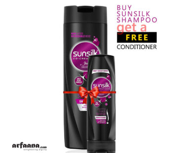 Sunsilk Co-Creation Black Shine Shampoo 320 ml with 100 ml Sunsilk Co-Creation Black Shine Conditioner FREE