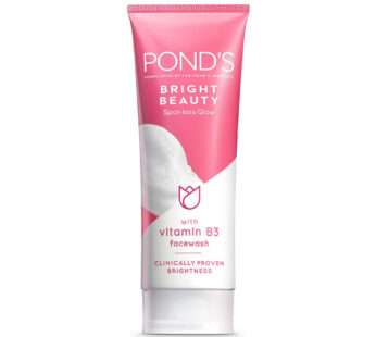 POND’S BRIGHT BEAUTY Spot-less Glow with Vitamin B3 facewash, CLINICALLY PROVEN BRIGHTNESS