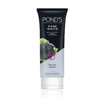 POND’S PURE WHITE Pollution D-Toxx Facial Foam with Activated Charcoal and Japanese Green Tea POND’S INSTITUTE JAPAN