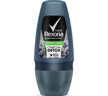 Rexona MEN MOTIONSENSE NATURAL FRESH CHARCOAL DETOX ANTI-STAIN 48Hours ANTI-PERSPIRANT ROLL-ON