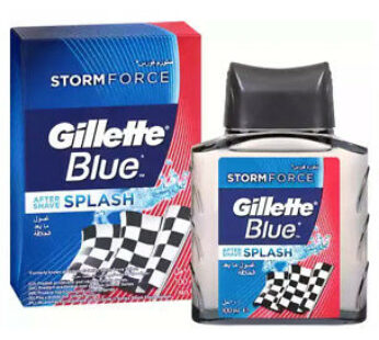 Gillette Blue STORM FORCH AFTER SHAVE SPLASH