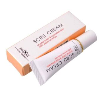 SCRU CREAM lip scrub, crystal clear & hydrated skin with water science