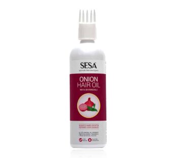 SESA ayurvedic Hair Care Experts ONION HAIR OIL WITH BHRINGRAJ BOOSTS HAIR GROWTH REPAIRS HAIR DAMAGE