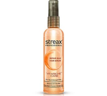 streax PROFESSIONAL VITARICHE CARE REPAIR MAX HAIR SERUM For Dry to Damaged Hair