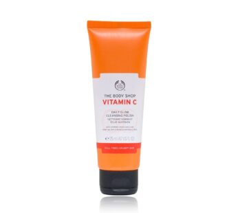 THE BODY SHOP Vitamin C Daily Glow Cleansing Polishm With Vitamin C From The Amazonian Rainforest, Peru