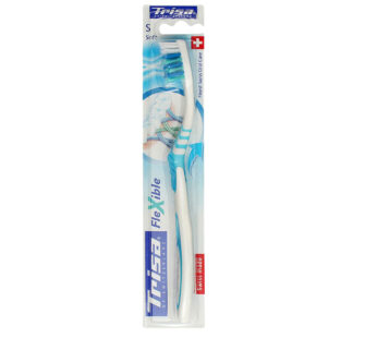 Trisa OF SWITZERLAND Flexible Finest Swiss Oral Care Tooth Brush S Soft BLUE