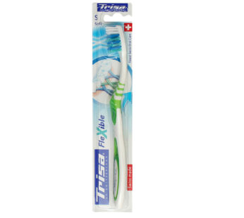 Trisa OF SWITZERLAND Flexible Finest Swiss Oral Care Tooth Brush S Soft GREEN