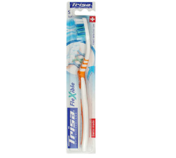 Trisa OF SWITZERLAND Flexible Finest Swiss Oral Care Tooth Brush S Soft ORANGE