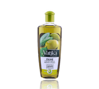 Dabur Vatika Naturals OLIVE ENRICHED HAIR OIL Nourish & Protect with Olive, Almond, Cactus and Lemon