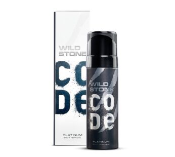 WILD STONE CODE PLATINUM No Gas Body Perfume, Long Lasting Energetic Fragrance For Men