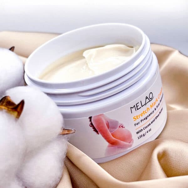 Melao Stretch Mark Cream For Pregnancy And Scar Removal With Cocoa And Shea Butter 1