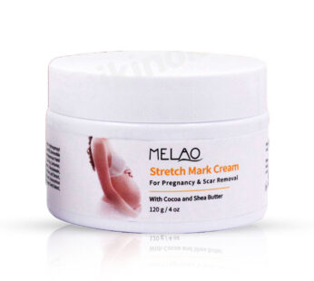 MELAO Stretch Mark Cream For Pregnancy & Scar Removal with Cocoa and Shea Butter