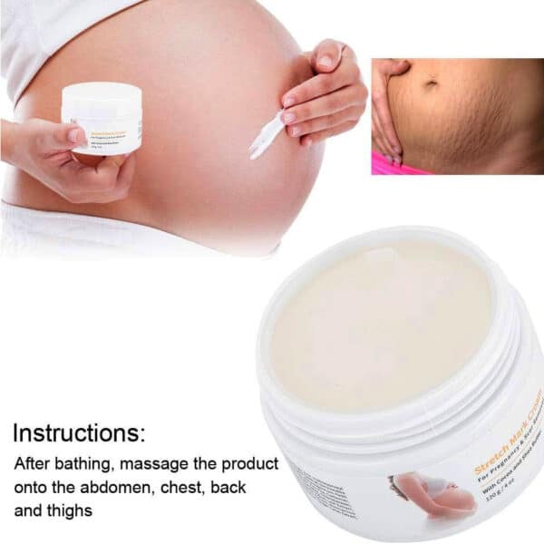 Melao Stretch Mark Cream For Pregnancy And Scar Removal With Cocoa And Shea Butter 4